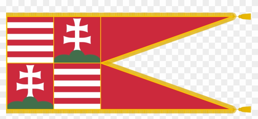 Hungarian Flag 16th Century Clipart