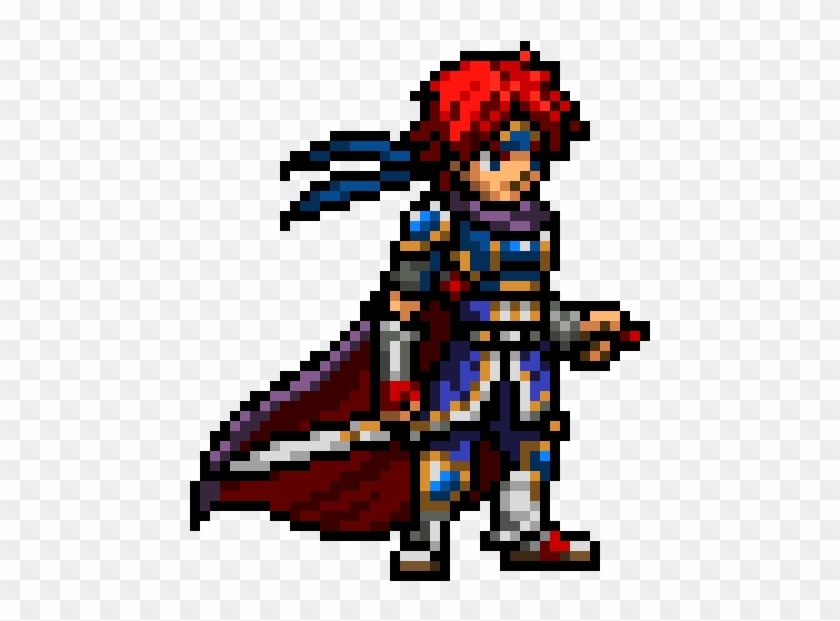 Ssb4 Roy - Roy Pixel Art Clipart