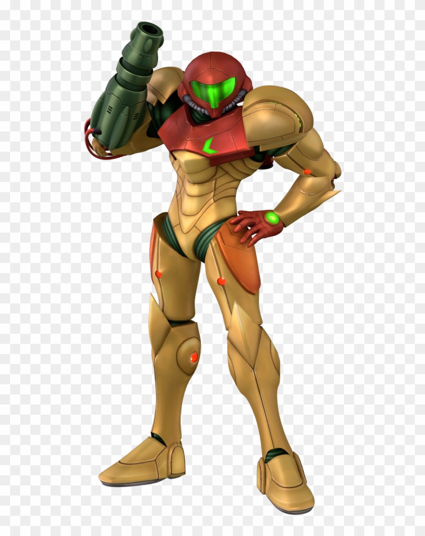 View Samegoogleiqdbsaucenao Samus Power Suit Pm 1 , - Cartoon Clipart