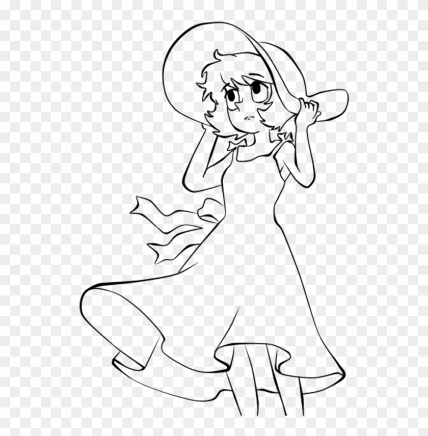 Anime Lapis Lazuli Lineart - Lapis Lazuli Steven Universe Line Art Clipart