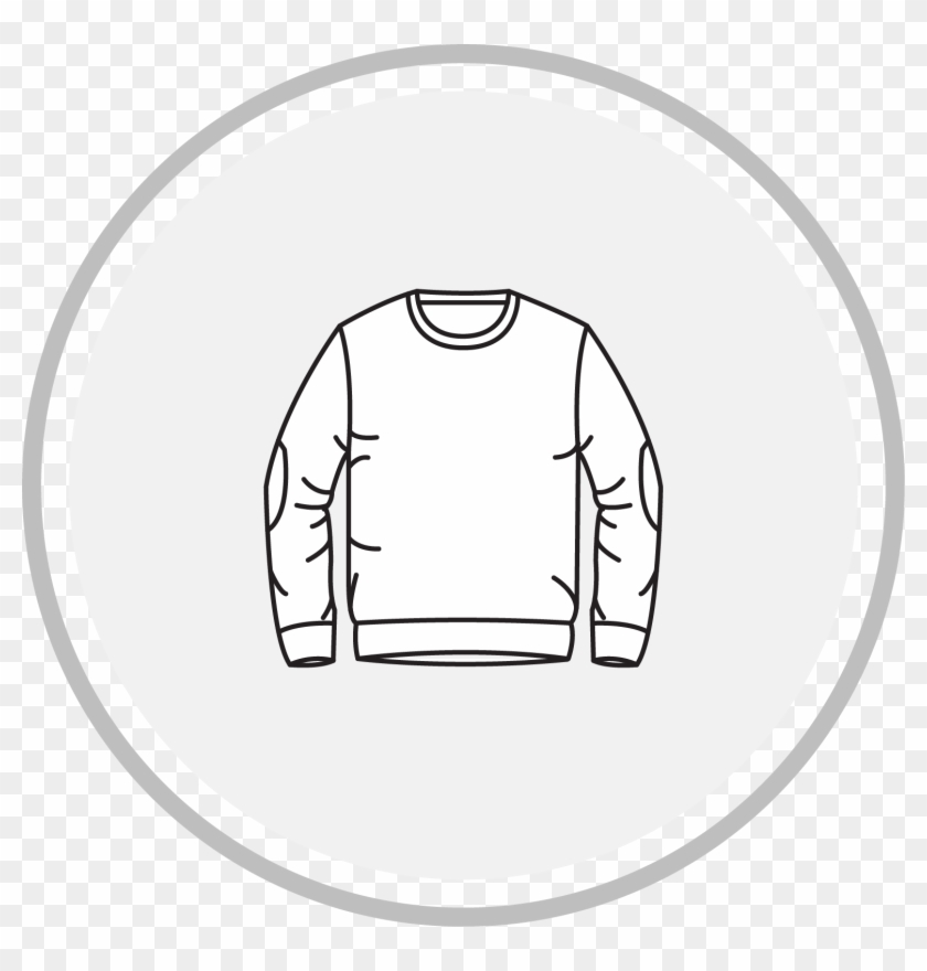 Sweatshirt - Circle Clipart