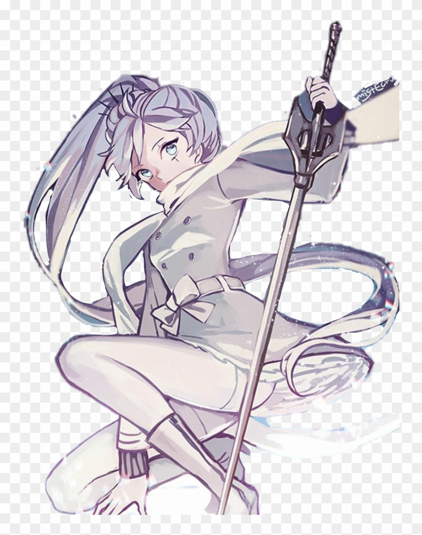 Rwby Sticker - Rwby Fanart Weiss Clipart #4979288