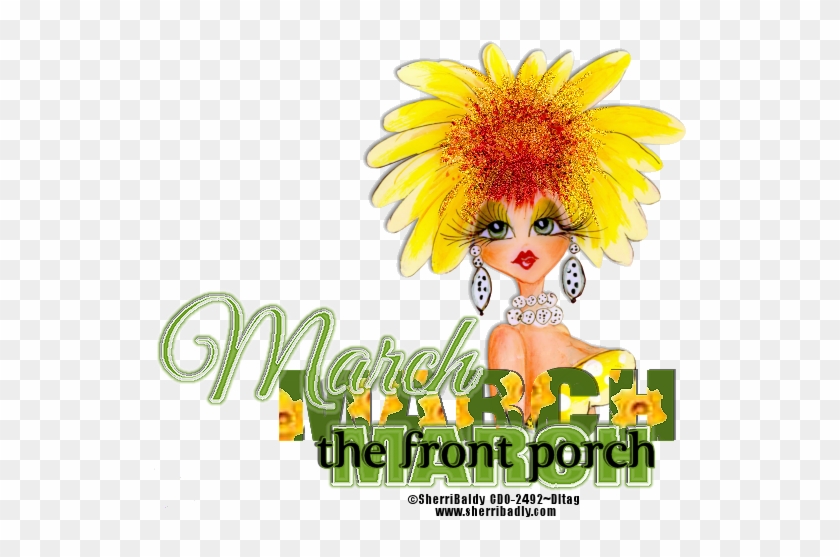 Sb March Front Porch - Illustration Clipart #4979578