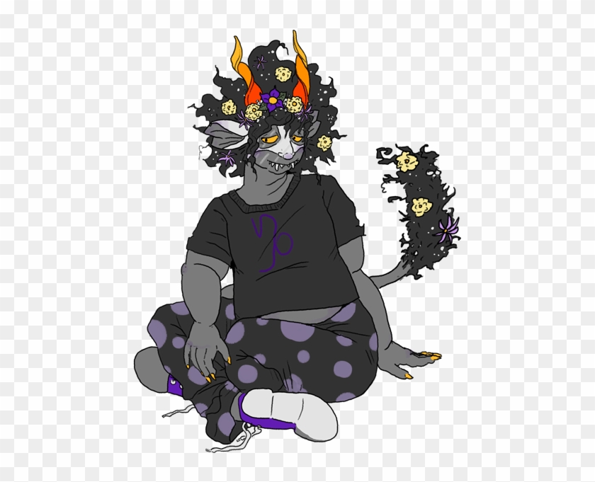 Soft And Cuddly Clown In A Flower Crown - Cartoon Clipart