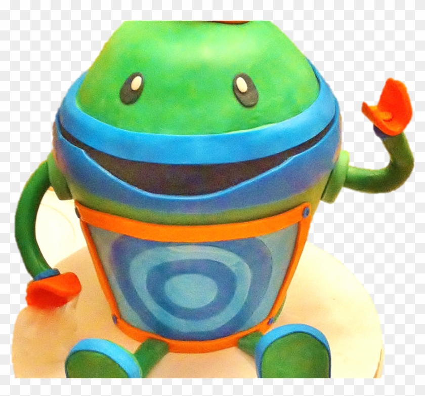 Team Umizoomis Bot Cake I Used 3 7in Cakes 1 6in Cake - Baby Toys Clipart #4979638