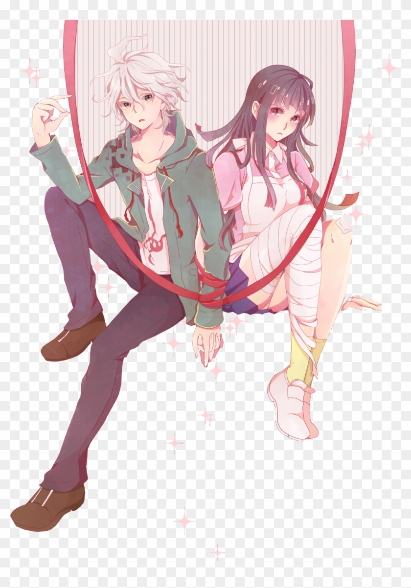 Kittyluv57 Images Nagito Komaeda And Mikan Tsumiki - Komaeda X Mikan Clipart #4979777