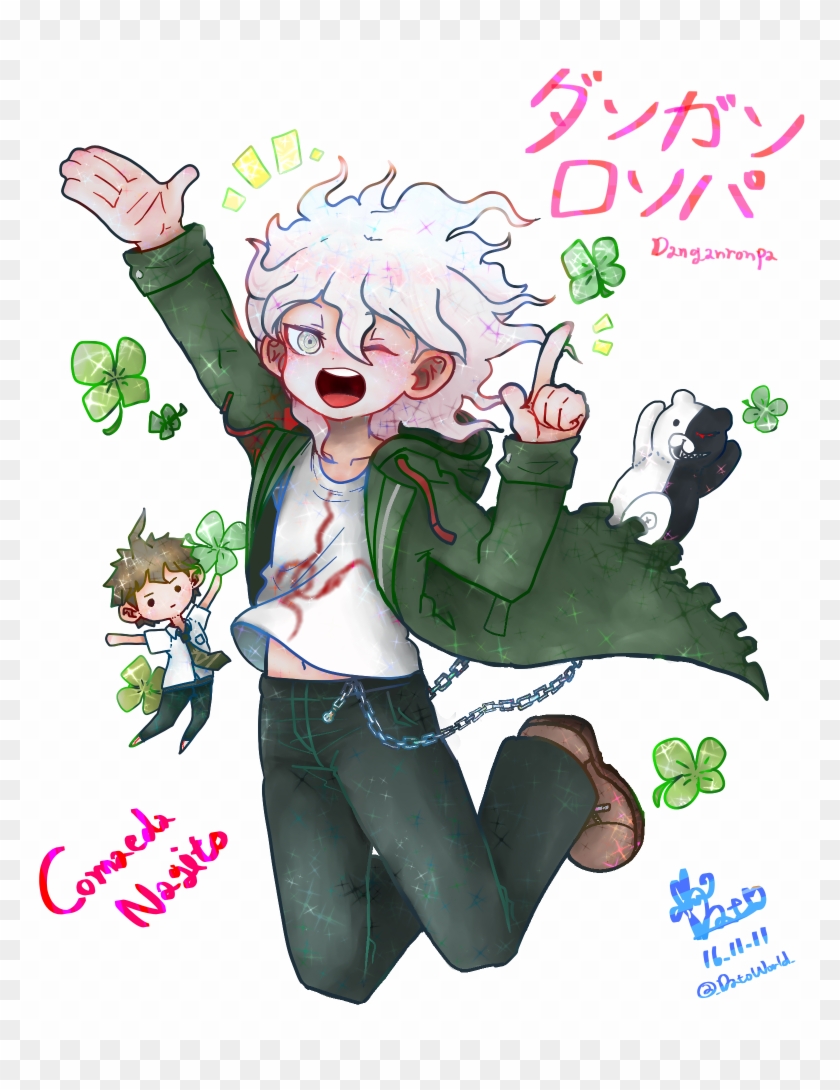 ダンガンロンパ ー 狛枝 凪斗 - Cartoon Clipart