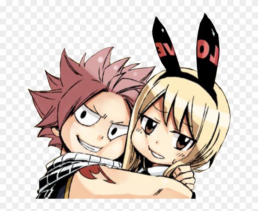 Nalu ❤ ❤ Fairy Tail Meme, Fairy Tail Quotes, Fairy - Hiro Mashima Lucy Bunny Clipart