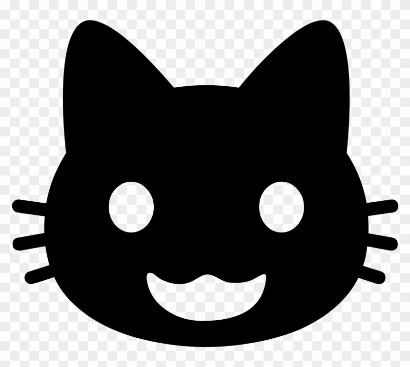 Android Emoji 1f63a - Google Cat Emoji Clipart #4980882