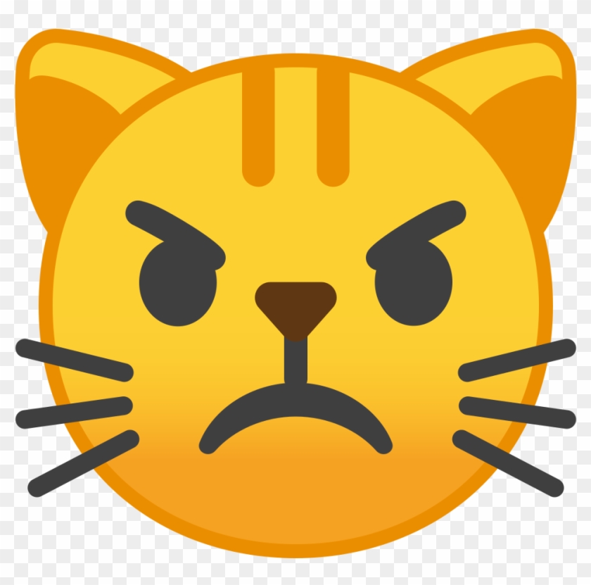 Noto Emoji Oreo 1f63e - 😼 Emoji Clipart