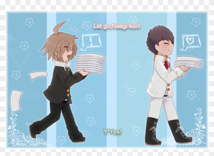 Danganronpa 1 Au - Danganronpa Ishimaru X Naegi Clipart #4981038