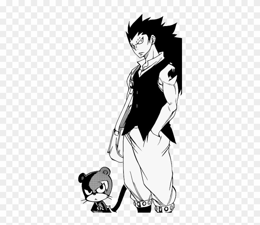 Gajeel Transparent, Png - Gajeel And Pantherlily Manga Clipart