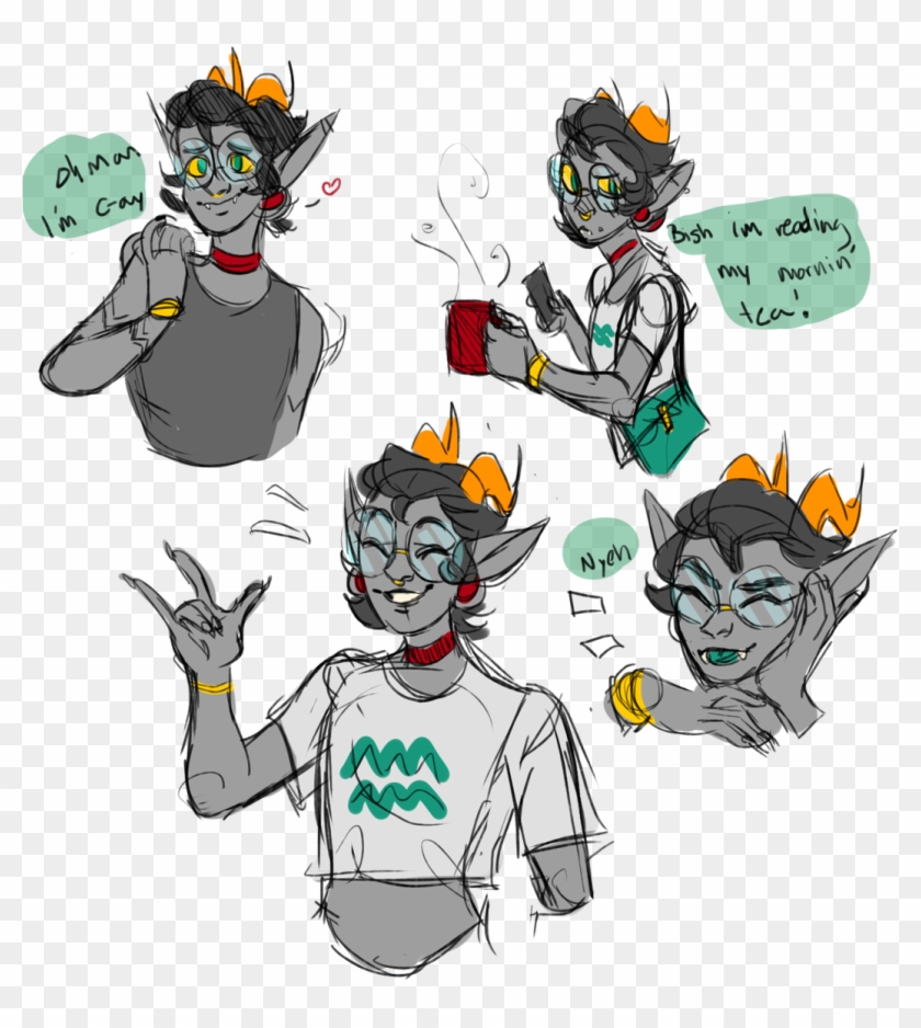 Now For My Actual Content - Homestuck Bloodswap Clipart #4981222