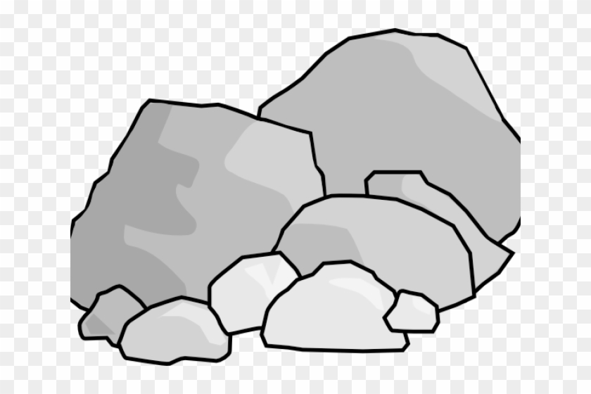 Rock Clipart Pile Rock - Rocks Clipart - Png Download #4981251