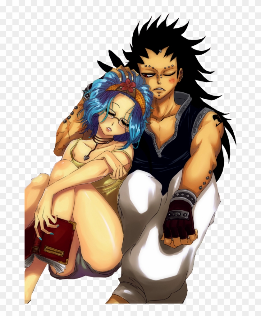 Photo Render Levy Y Gajeel By Yaelrukia-d65nb7g Zps75fa75af - Fairy Tail Levy Clipart #4981457