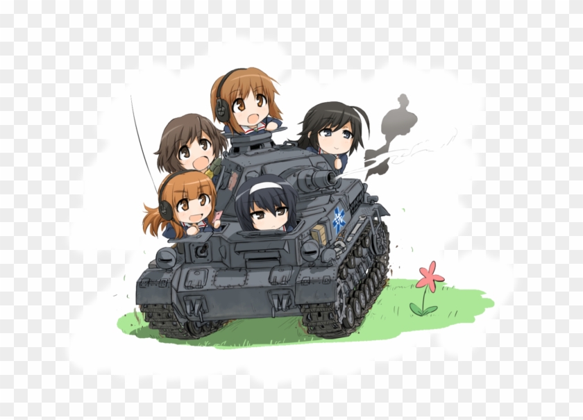 Girls Und Panzer , Png Download - Anime Girl Und Panzer Clipart
