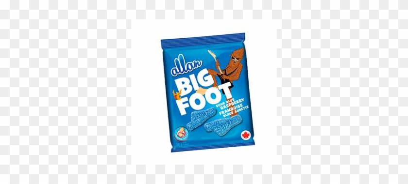 Allan Big Foot Sour Blue Raspberry 200g - Wafer Clipart #4981707