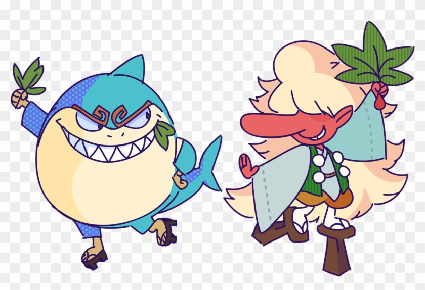 I've Been Doodling My Yokai Watch Team Because I Love - Cartoon Clipart