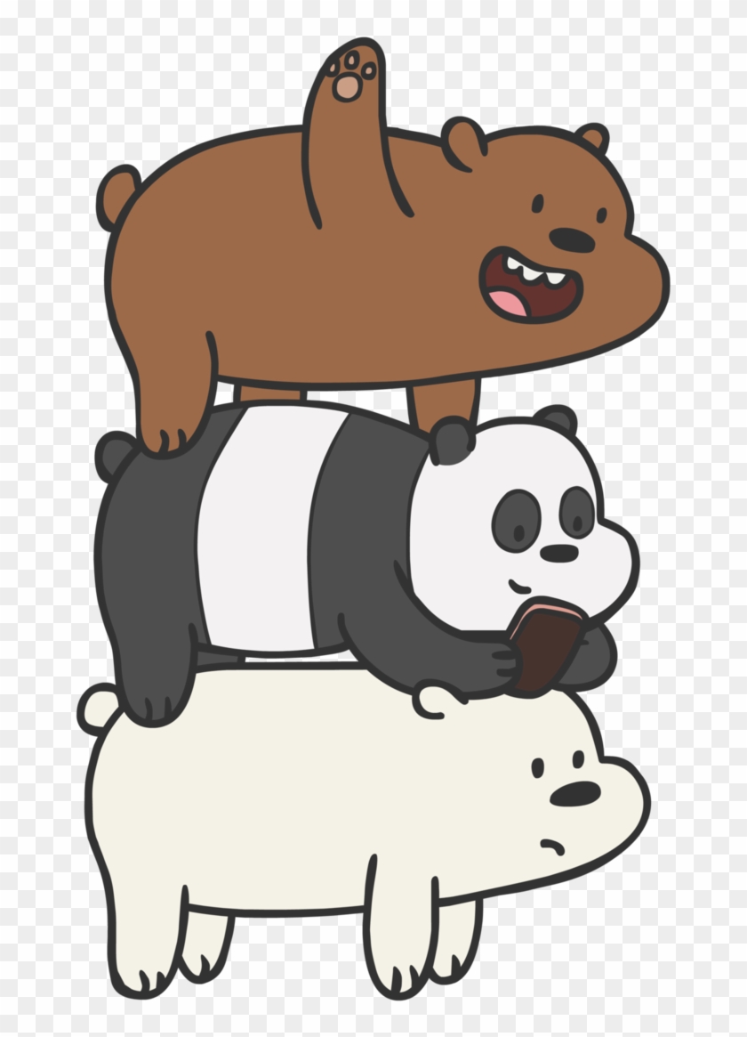 We Bare Bears Bear By Dogtorwho On - We Bear Bears Stack Clipart #4982340