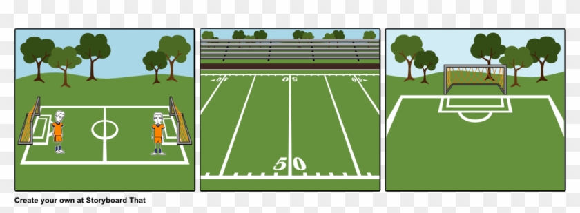 Soccer 1v1 - Newton's 3rd Law Soccer Cartoon Clipart