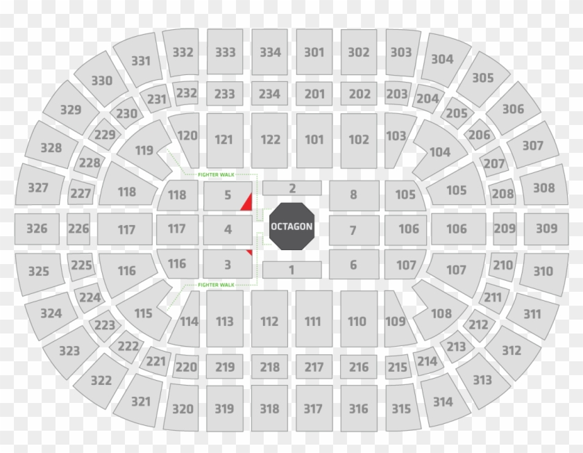 Ufc 238 United Center Seating Chart Champion - Circle Clipart
