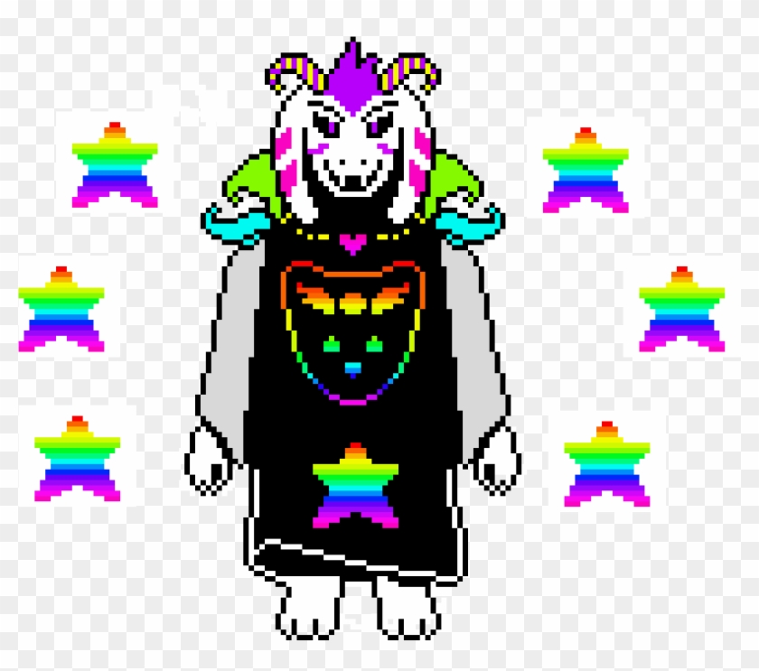 Asriel Dreemurr (battle Sprite) - Undertale Asriel Dreemurr Sprite Clipart
