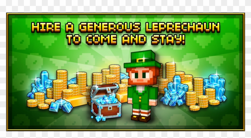 Pixel Gun 3d - Leprechaun For Hire Pixel Gun Clipart