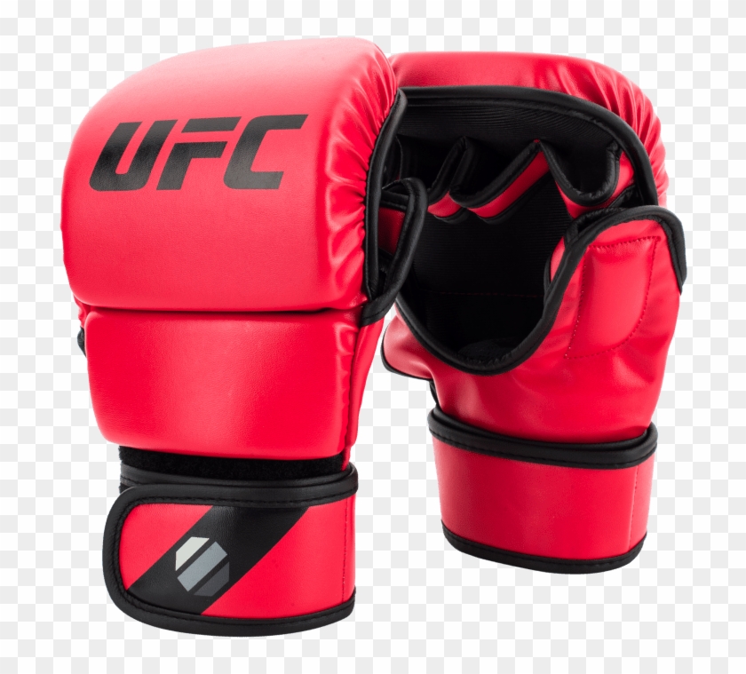 Ufc Mma 8oz Sparring Gloves Red - Ufc Gloves Red Clipart #4982653