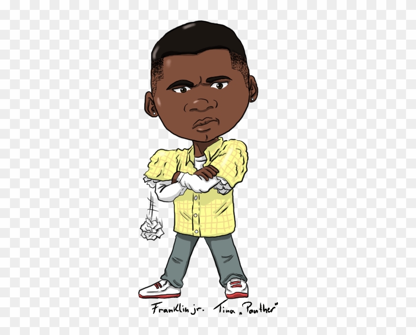 Gta V Child Franklin Clinton By Tinapanther - Franklin From Gta Drawing Clipart #4982711