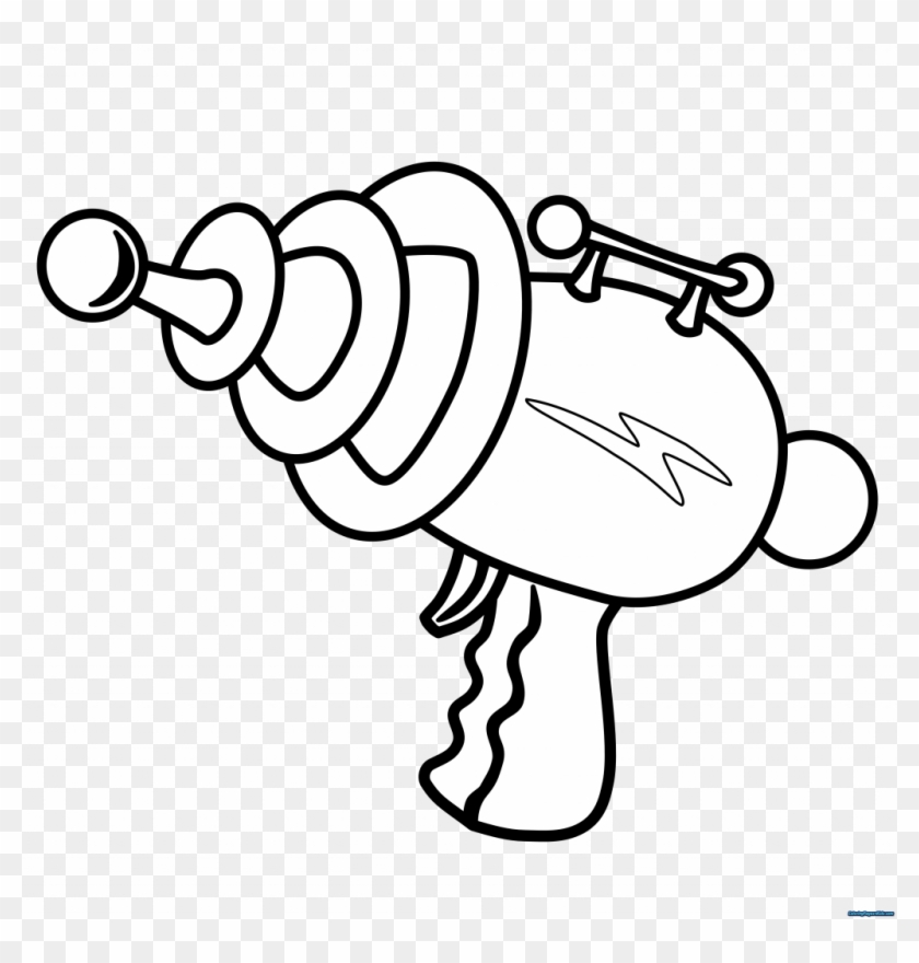 Coloring Pages Gun Page Pixel Free - Nerf Gun Coloring Pages Clipart