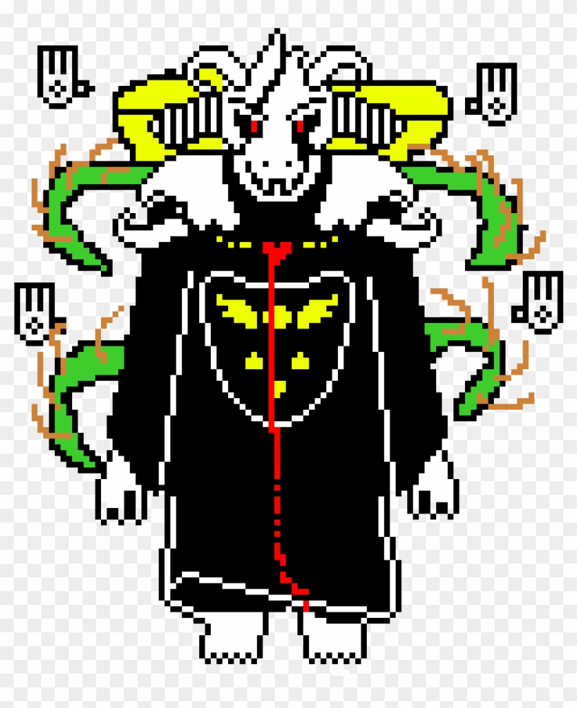 Asriel Dreemurr - Asriel Dreemurr Pixel Art Clipart