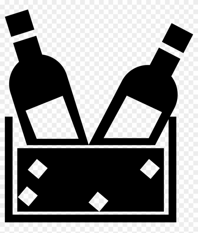Wine Bottles In A Box Comments - Wine Bottles Icon Png Clipart #4982774