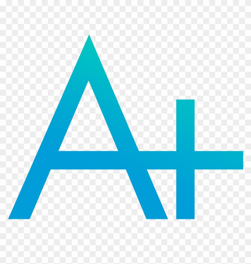 The School App By A - Blue A+ Clipart