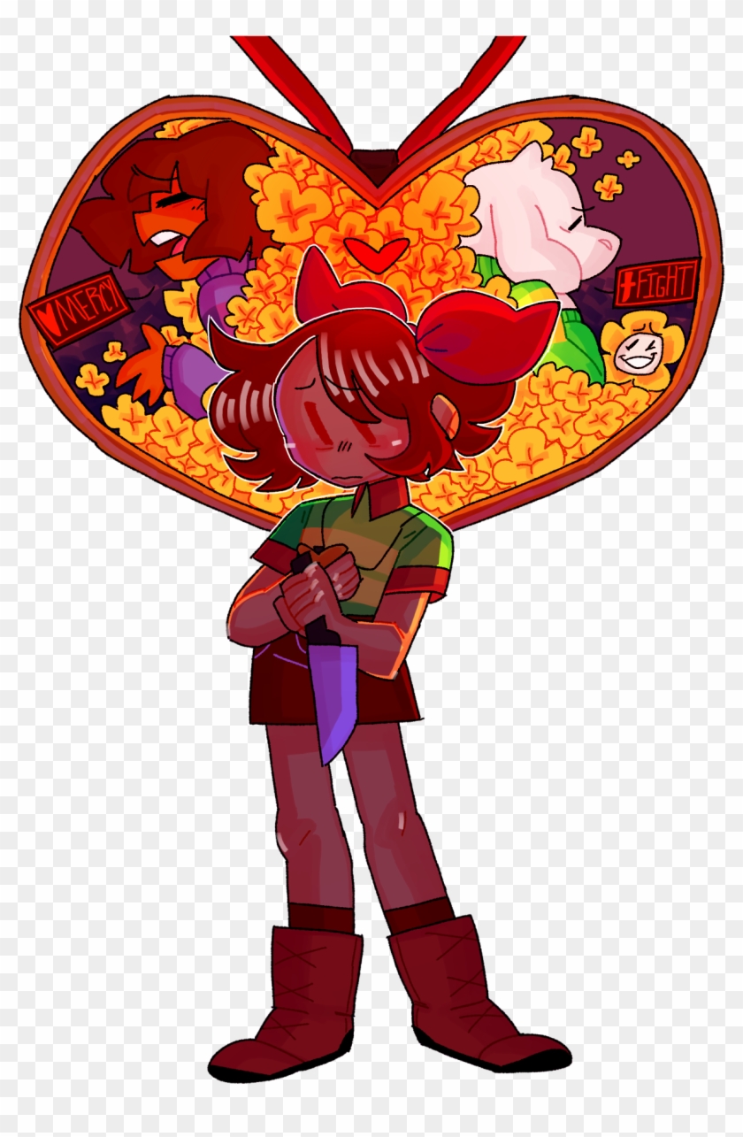 Undertale Frisk Ut Asriel Dreemurr Chara Dreemurr Doodles - Undertale Chara Clipart