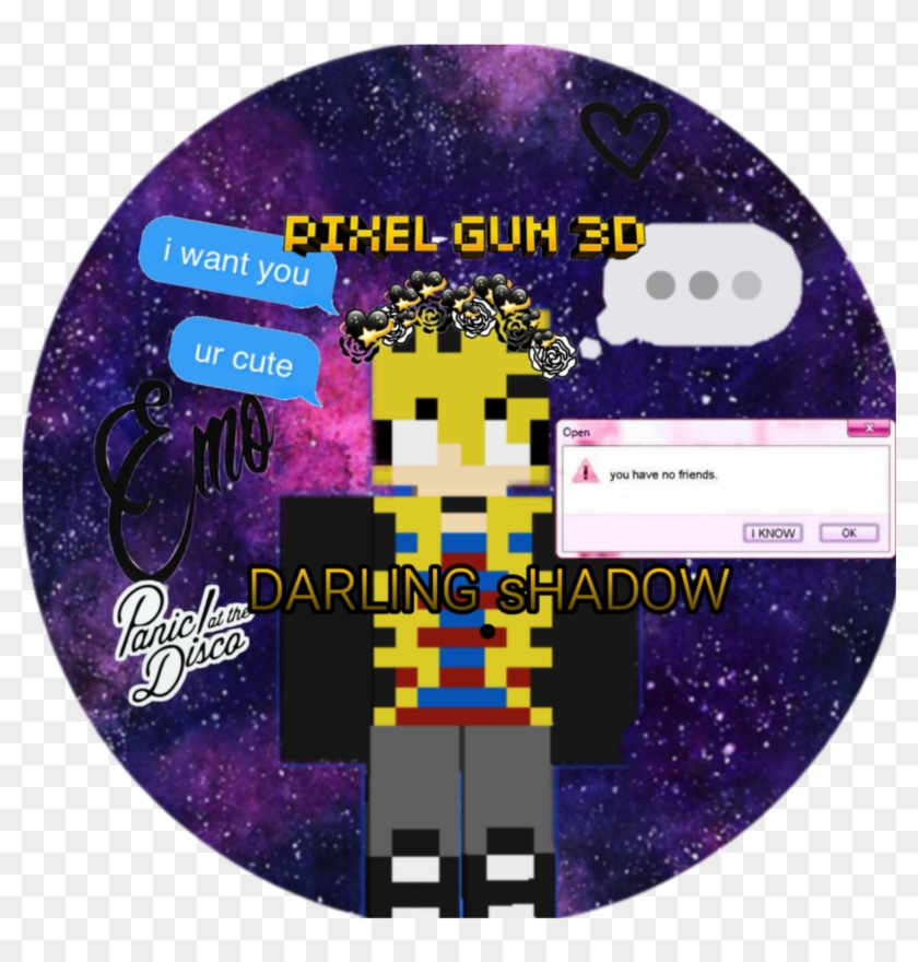 Freetoedit Pixelgun3d Galaxy Minecraft - Label Clipart #4983707