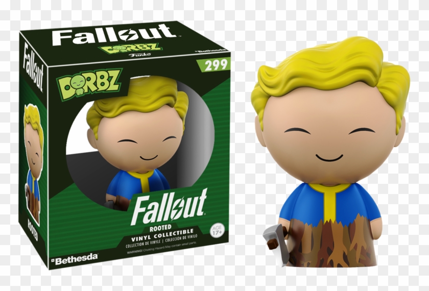 Vault Boy Rooted Dorbz Vinyl Figure - Funko Pop Fallout Vault Boy Dorbz Clipart #4983869