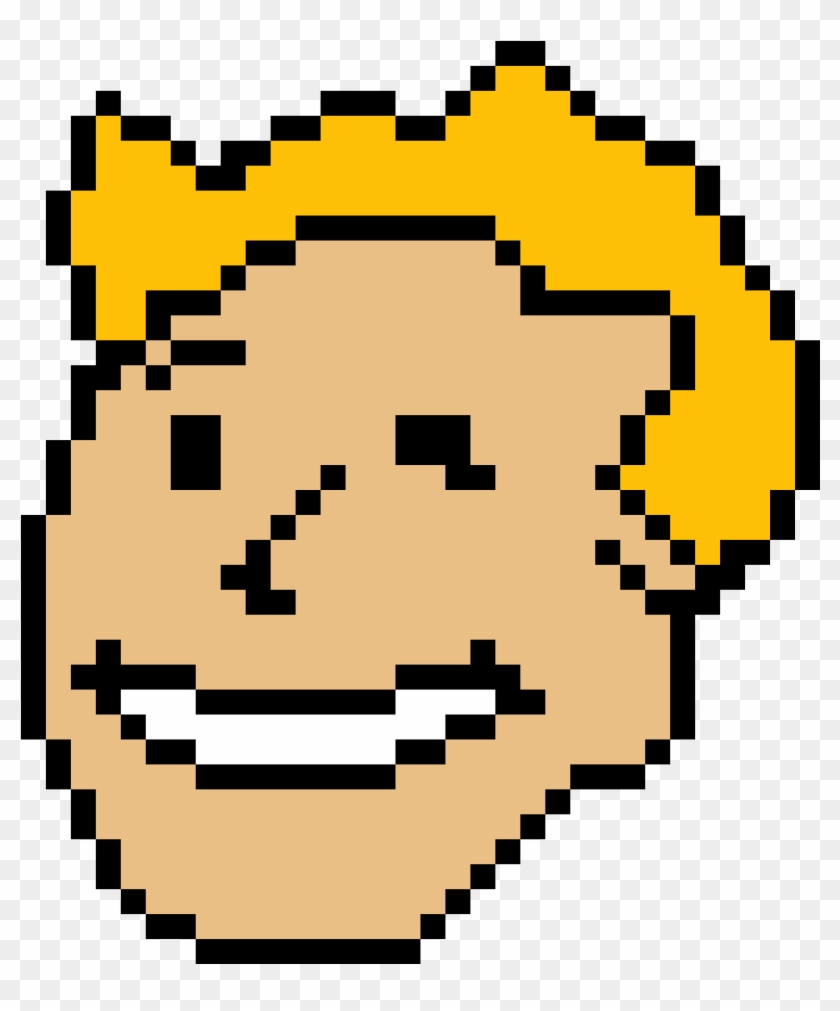Fallout Boy - Pixel Art Cute Ghost Clipart #4983896