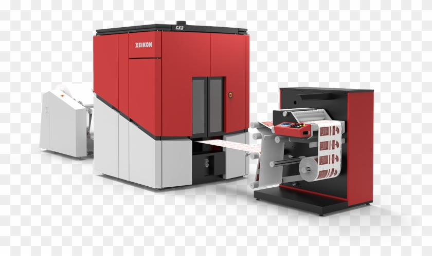 Xeikon Cx3 Digital Label Printing Press - Xeikon Cx3 Digital Press Clipart