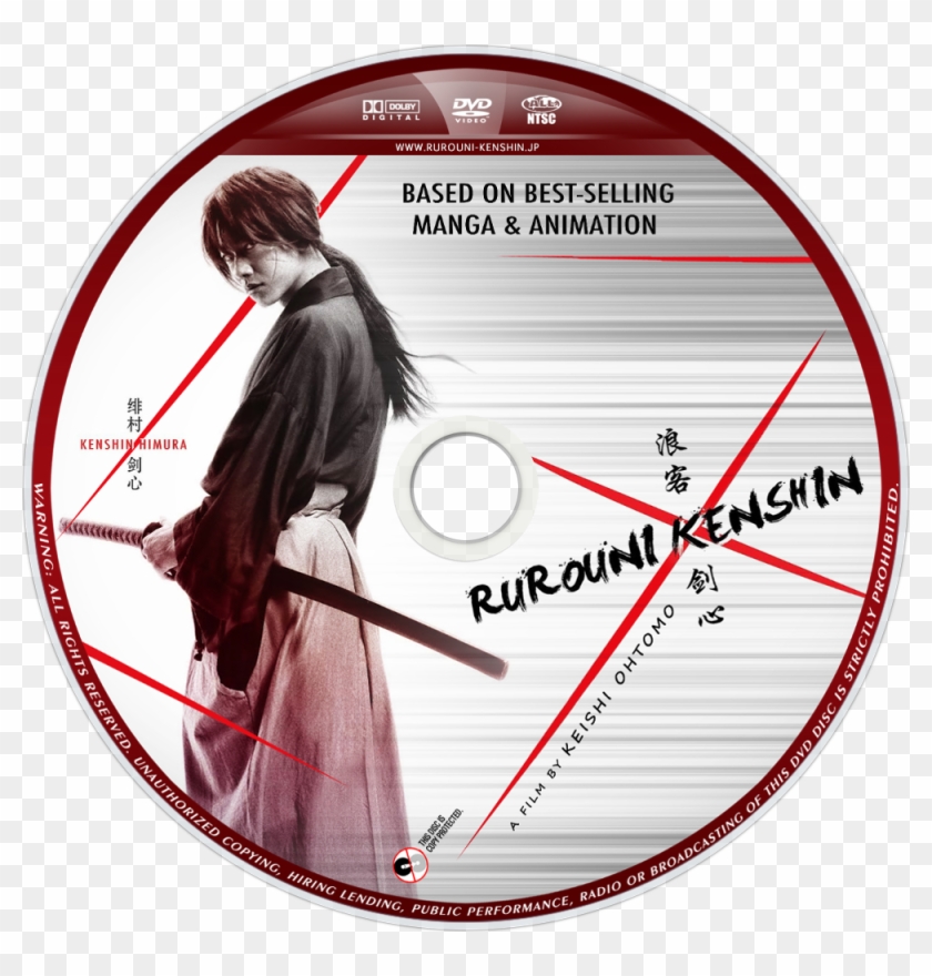 Rurouni Kenshin Dvd Disc Image - Rurouni Kenshin Movie Clipart #4984462