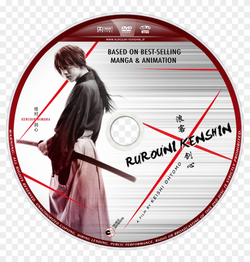 Rurouni Kenshin Dvd Disc Image - Rurouni Kenshin Movie Clipart