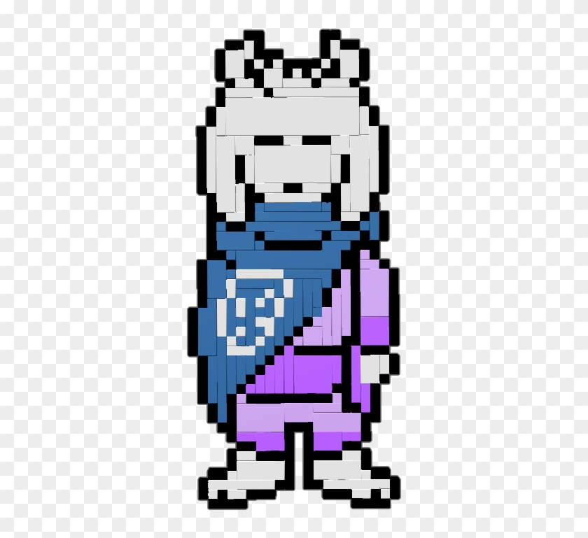 For Ut Lovers And Dreemurr Reborn Fans - Pixel Art Undertale Toriel Clipart