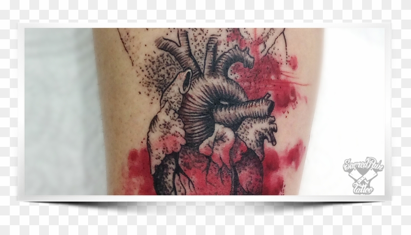 Tatuaje Corazón Heart Tattoo - Tatuajes De Corazon Con Brujula Clipart #4984524