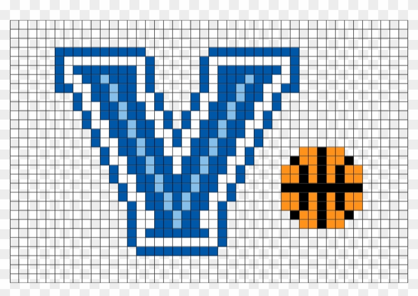 Basketball Pixel Art Clipart
