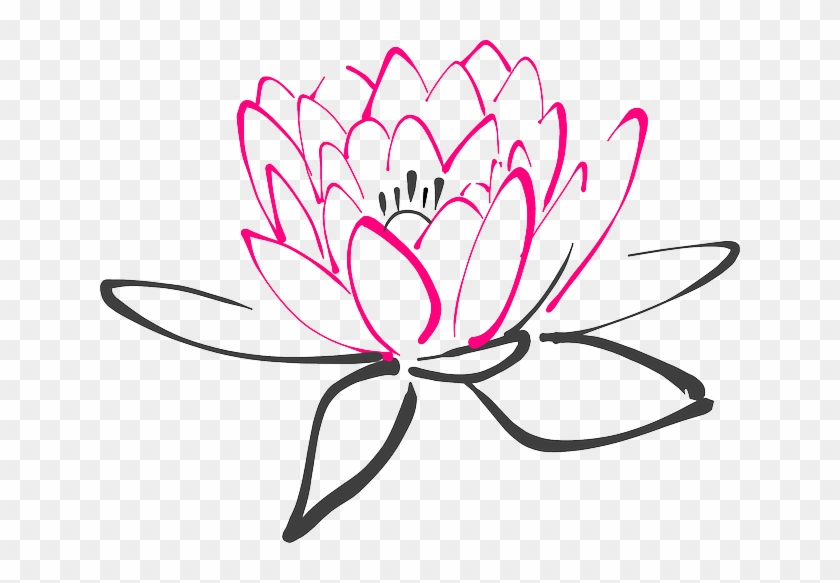 Fleur Logo Png - Purple Lotus Clip Art Transparent Png #4984889