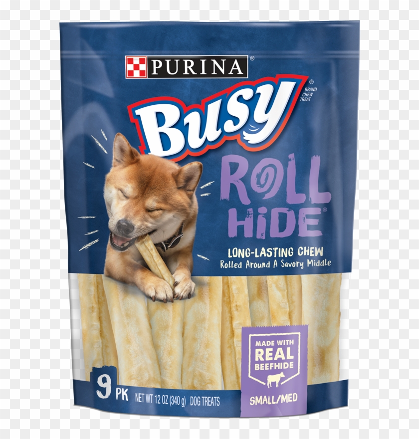 Busy Rollhide Dog Treats - Purina Busy Rollhide Clipart #4984891