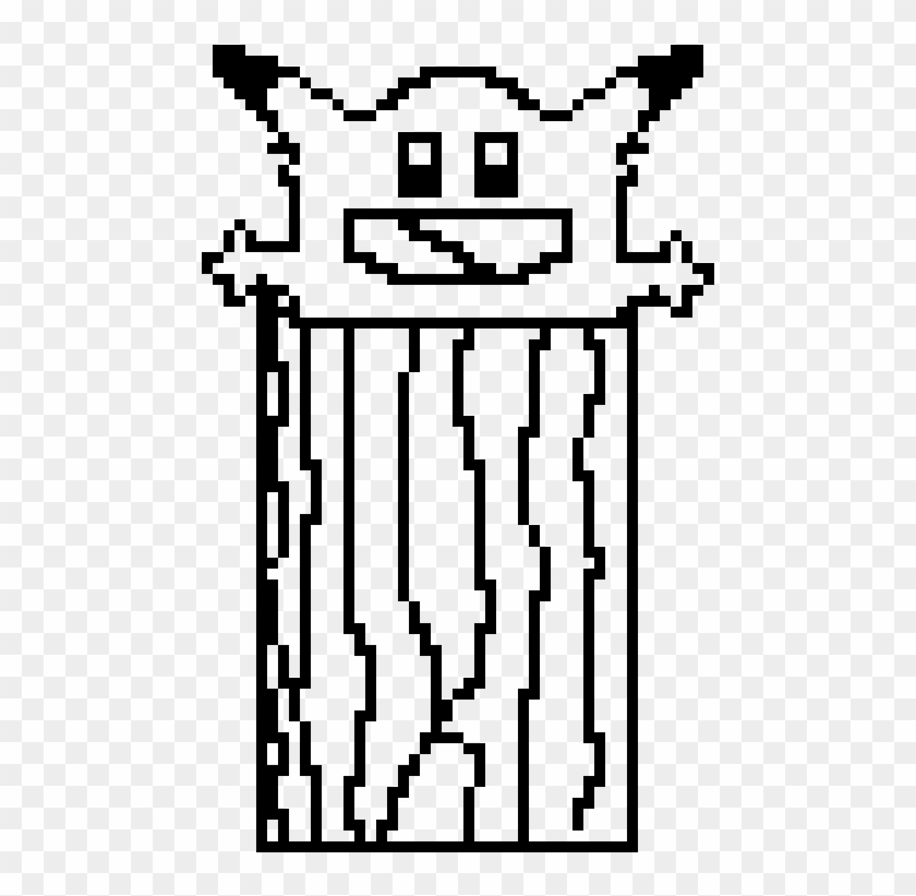 Clefairy In A Bin - Line Art Clipart