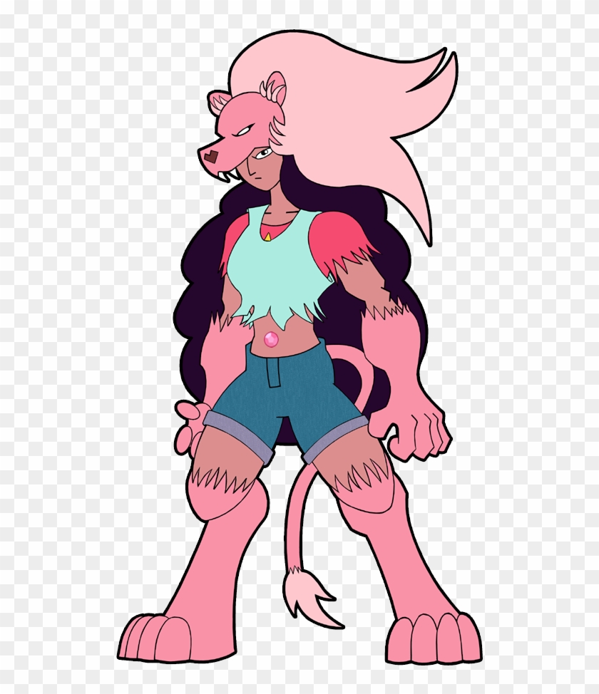 Stevonnie Lion Clothing Pink Fictional Character Nose - Steven Universe Stevonnie And Lion Clipart #4985133