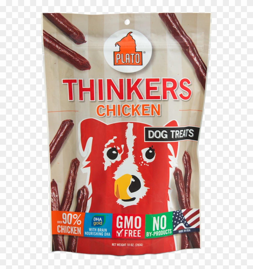 Plato New Thinkers Chicken Sticks Dog Treats - Plato Pet Treats Thinkers Clipart #4985434