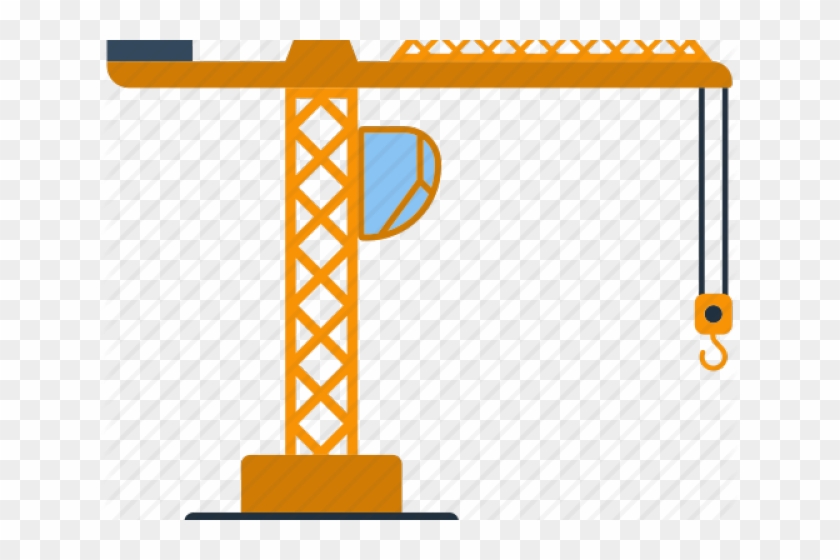 Crane Clipart Construction Icon - Gru Disegno - Png Download