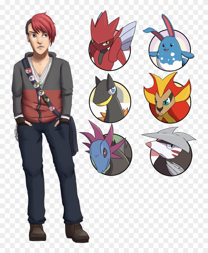 Pkmn Trnr Zachary Adamant - Cartoon Clipart